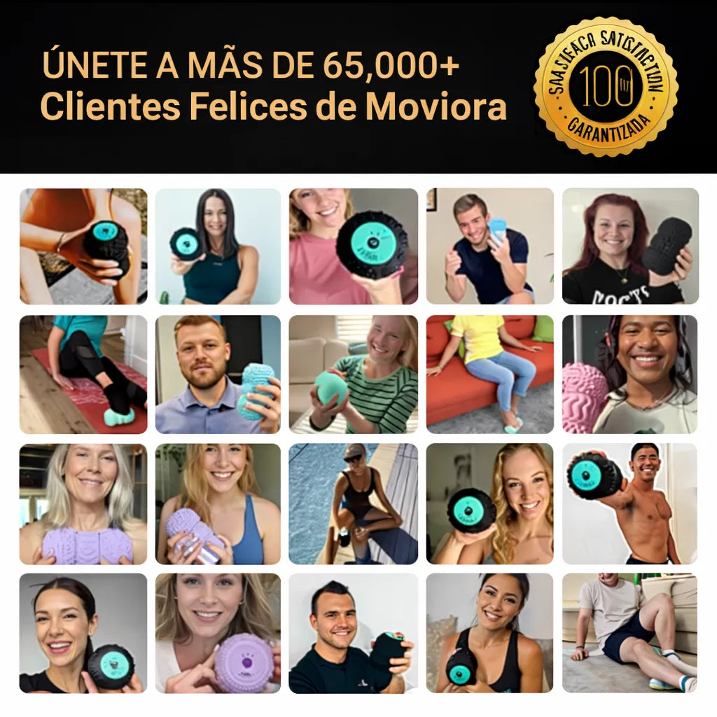 Rodillo de masaje vibratorio portátil