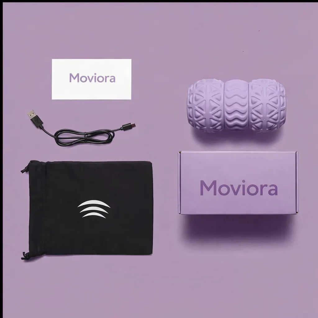Rodillo de masaje vibratorio portátil
